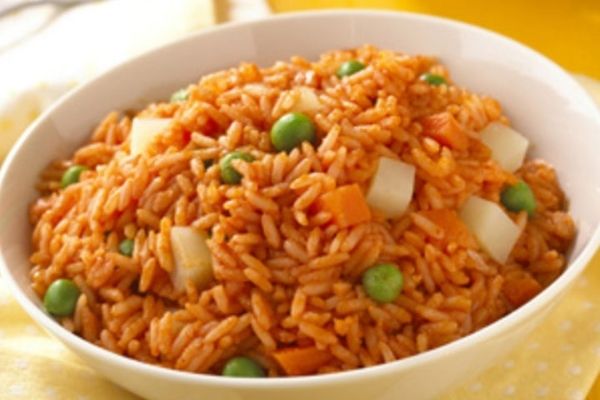 arroz rojo mexicano ingredientes