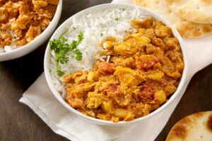 pollo al curry con arroz basmati ingredientes