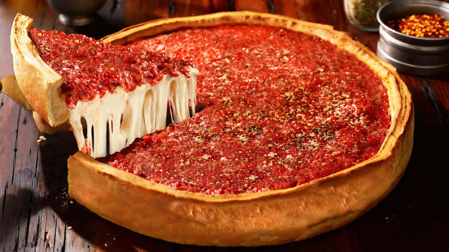 Pizza estilo Chicago  🍕