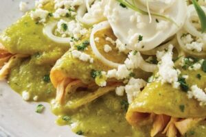 Deliciosa receta de Enchiladas verdes